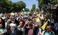 راهپیمایی ضد صهیونیستی «جمعه های خشم» در اردبیل برگزار شد+ تصاویر